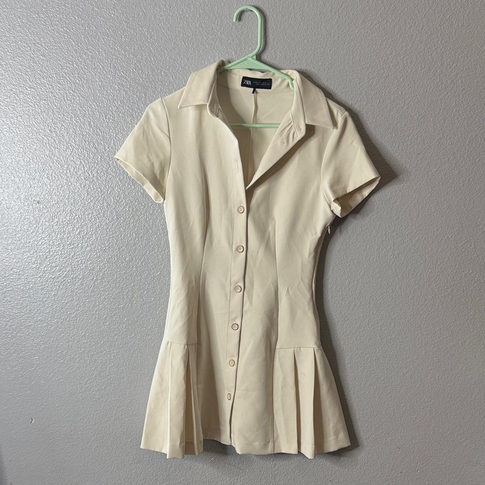 Zara Off-White Dress